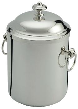 Pot à sorbet en métal argenté - Ercuis